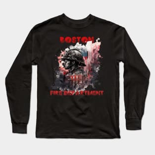 Boston Fire Department Long Sleeve T-Shirt